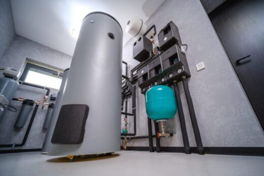 Chauffe-eau thermodynamique installé dans une cave